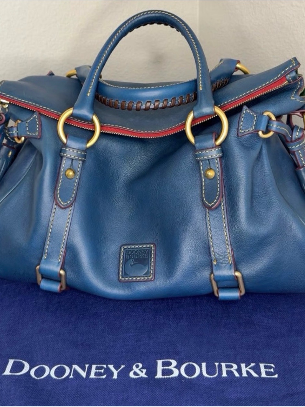 Dooney & Bourke Denim Florentine Satchel